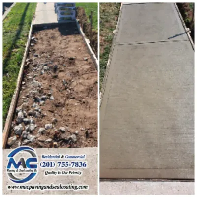 Sidewalks Installation Service by MAC Paving and Sealcoating – Residential and Commercial Sidewalk Paving NJ.