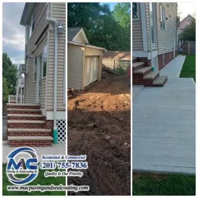 Walkways Installation by MAC Paving and Sealcoating – Concrete Walkway and Asphalt Paving Contractors in Central Jersey.