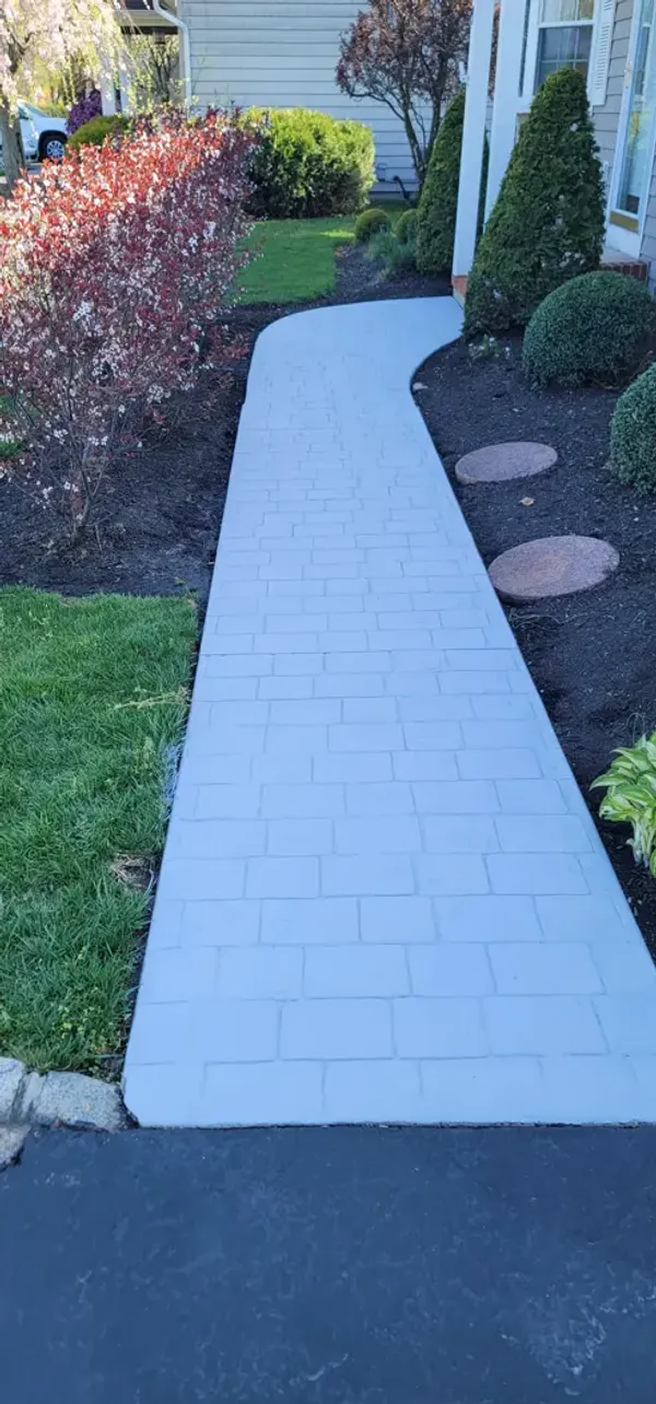 Concrete Walkways in NJ | Installed by Local Experts - Side View - MAC Paving and Sealcoating